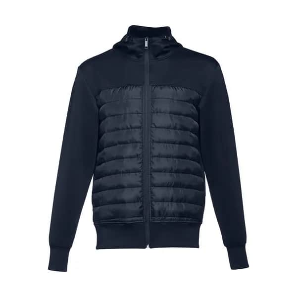 Herren-Kapuzenjacke aus 300T-Taft - THC SKOPJE - Dunkelblau