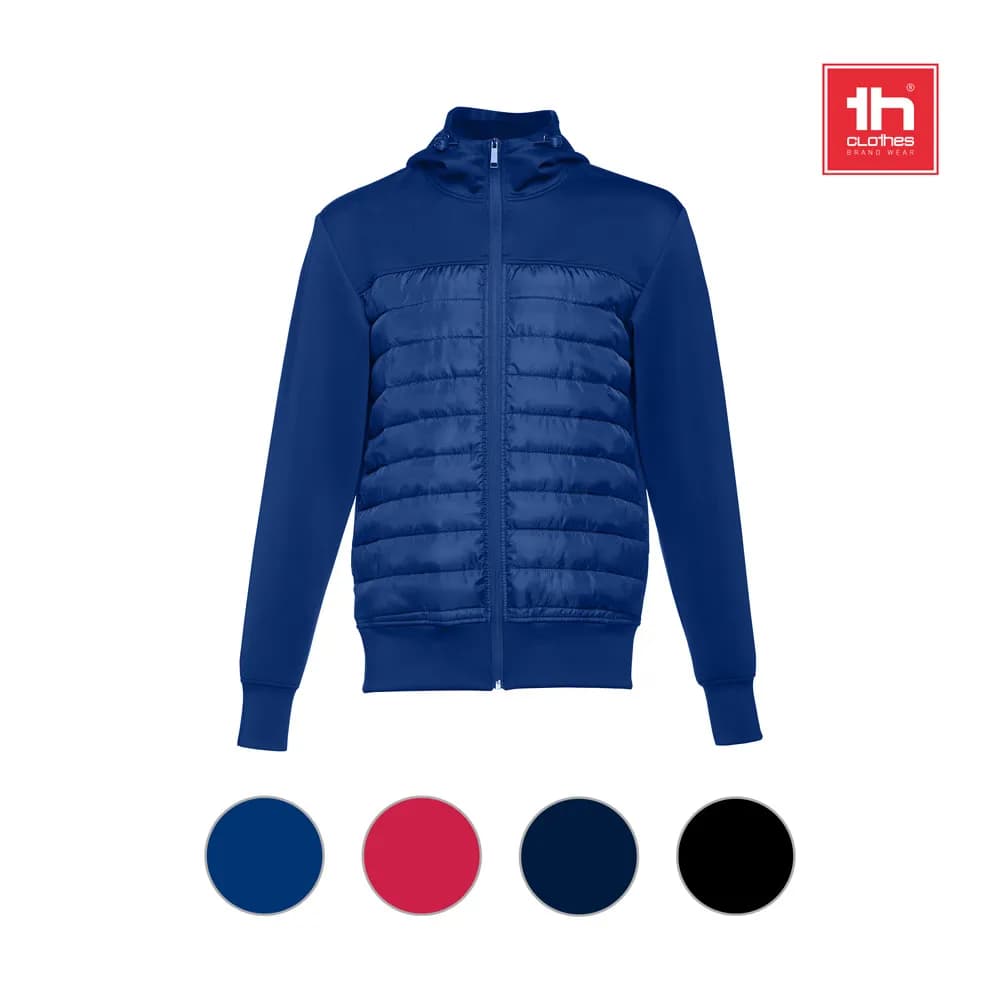 Herren-Kapuzenjacke aus 300T-Taft - THC SKOPJE - Schwarz