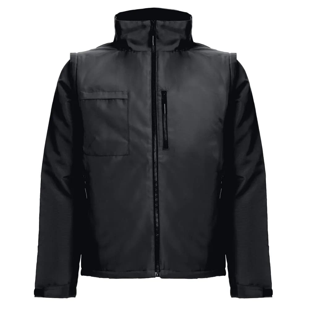 Gefütterte Polyesterjacke (Unisex) - THC ASTANA - Schwarz