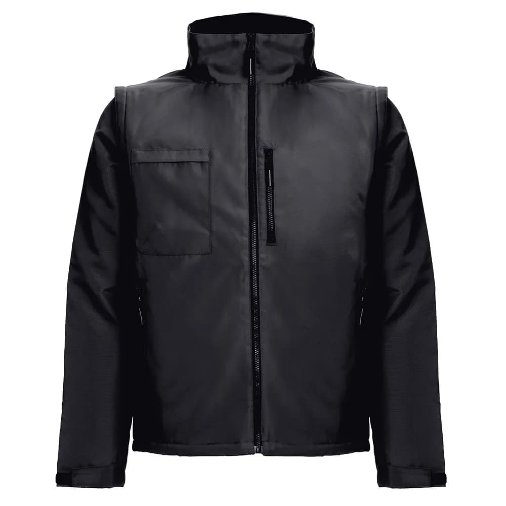 Gefütterte Polyesterjacke (Unisex) - THC ASTANA - Schwarz