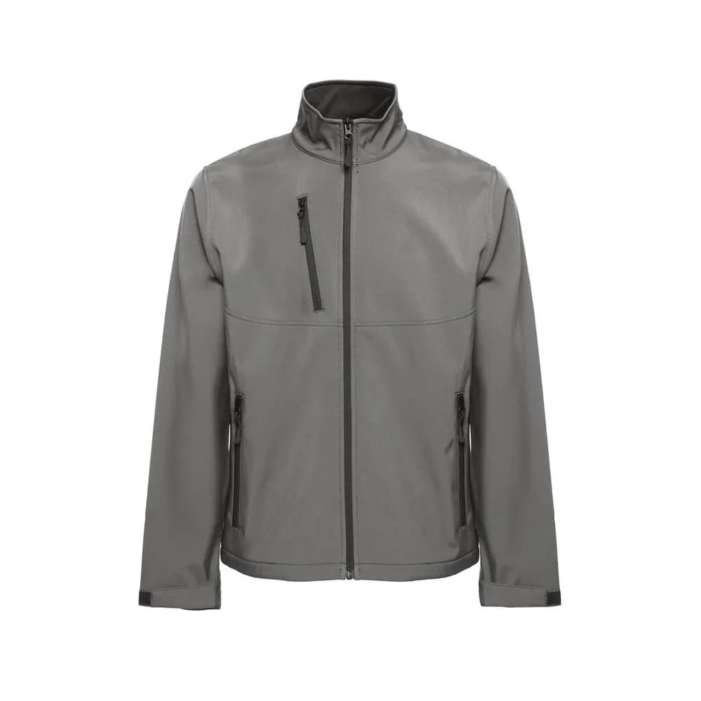Softshell-Jacke (Unisex) aus Polyester und Elastan - THC EANES - Grau