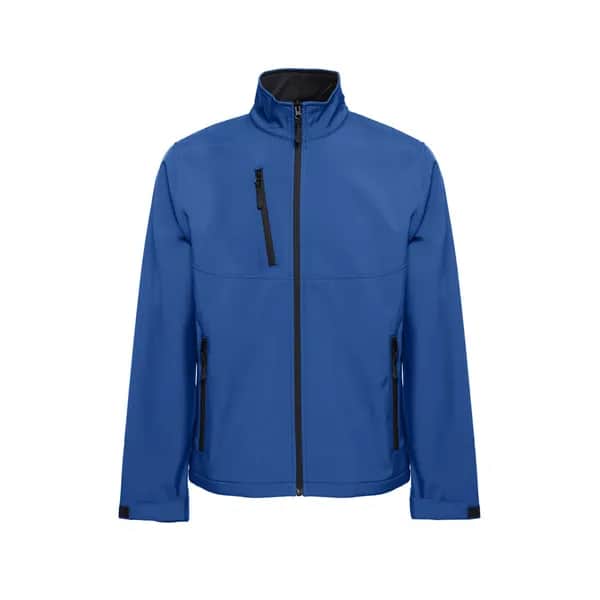 Softshell-Jacke (Unisex) aus Polyester und Elastan - THC EANES - Königsblau
