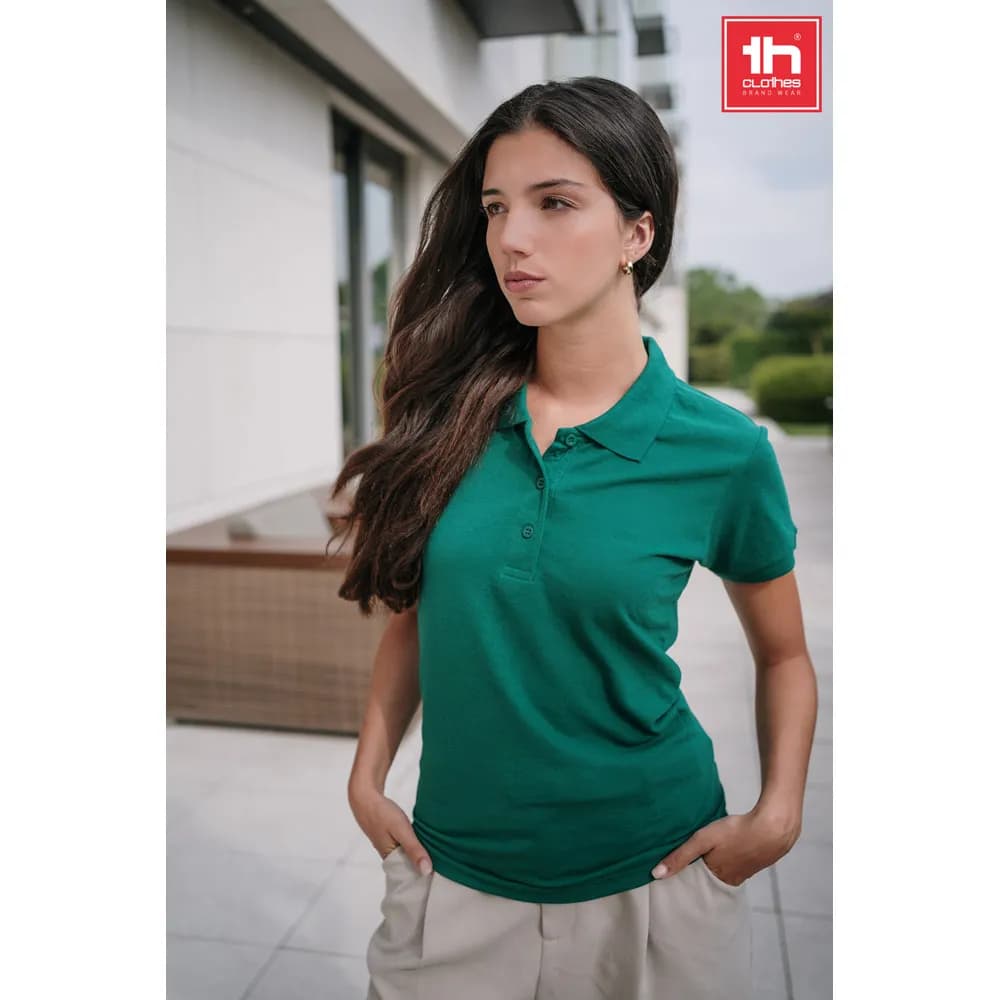 Damen Poloshirt - THC BERLIN WOMEN - Schwarz