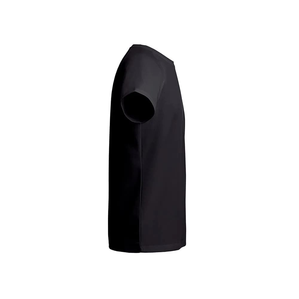 Kurzärmeliges technisches T-Shirt aus Polyester - THC MOVE - Schwarz