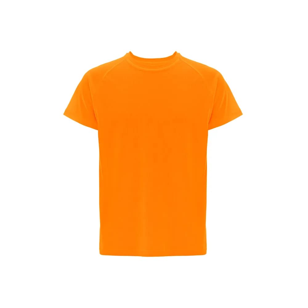 Kurzärmeliges technisches T-Shirt aus Polyester - THC MOVE - Hexachrome orange