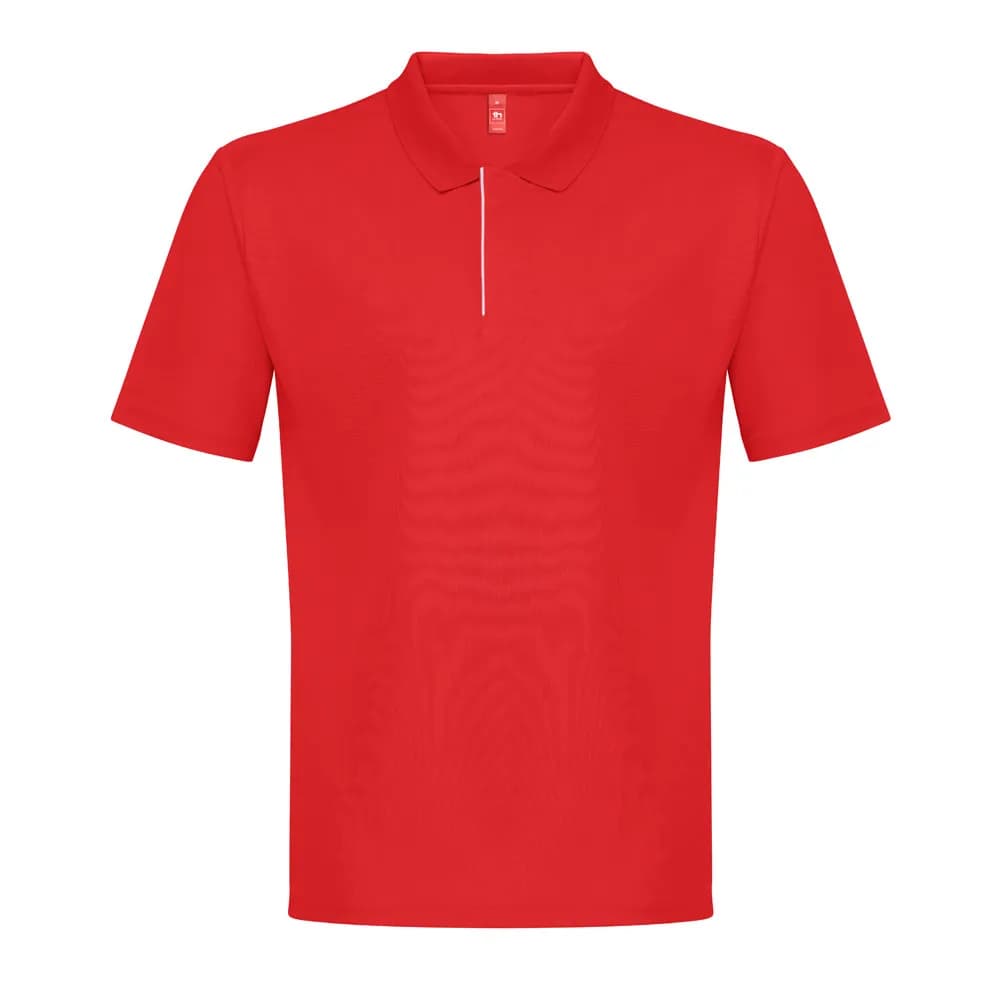 Technisches Poloshirt für Herren - THC DYNAMIC - Rot