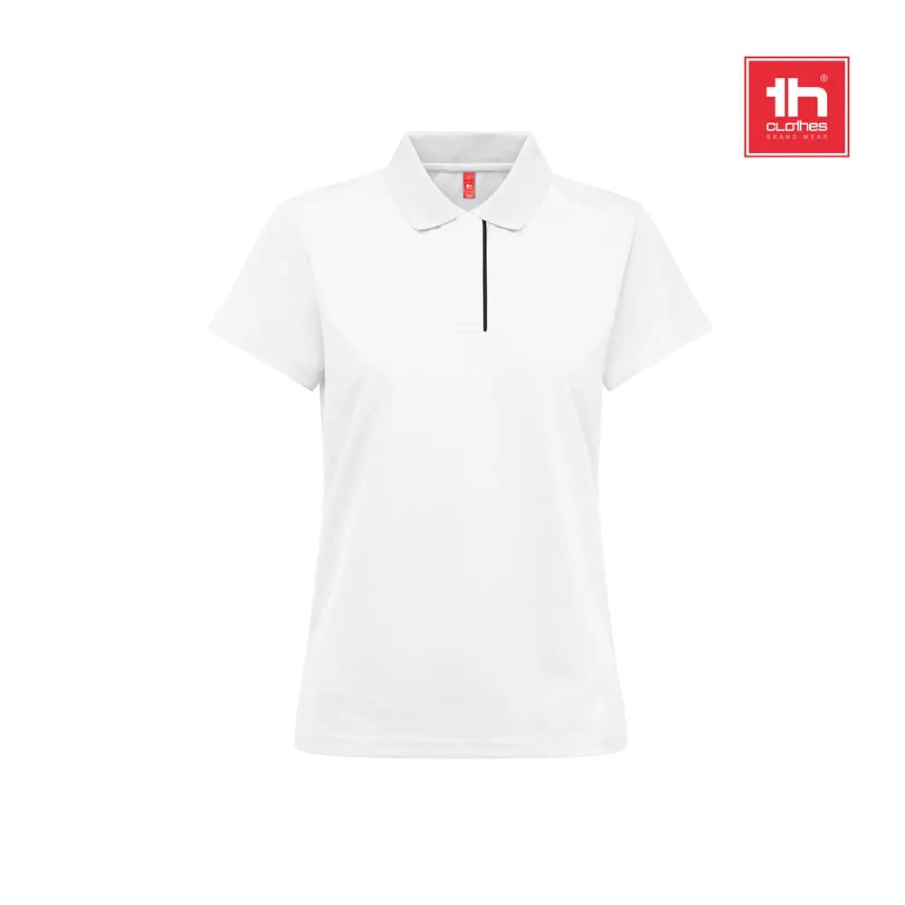Technisches Poloshirt für Damen - THC DYNAMIC WOMEN WH - Weiß