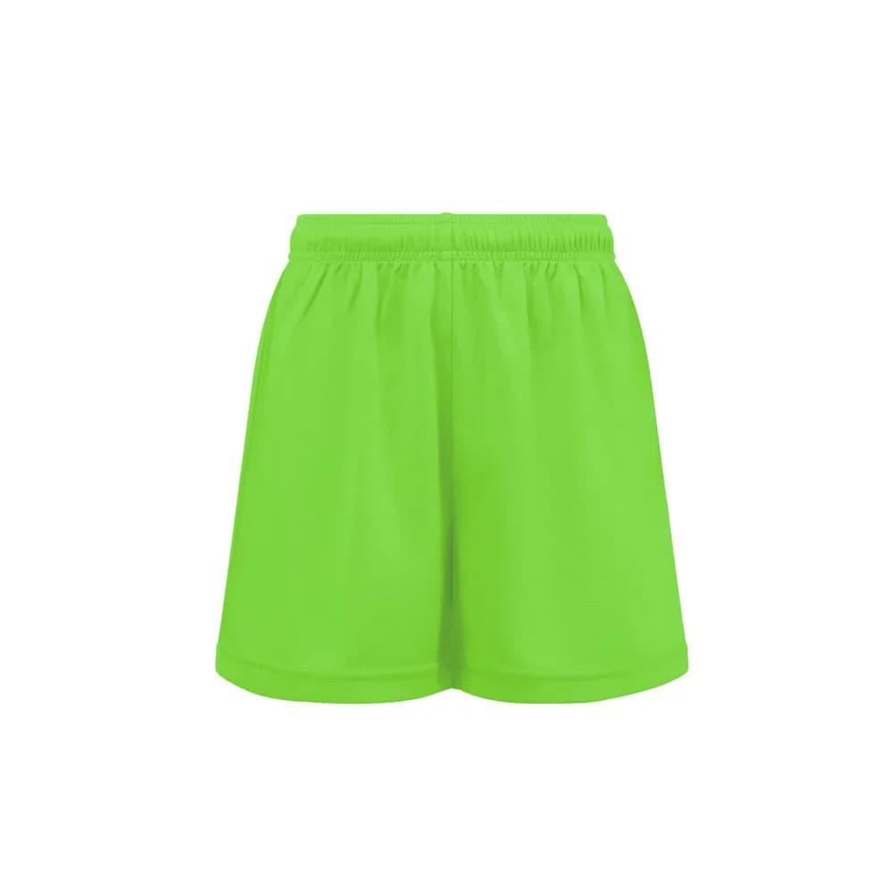 Sport-Shorts für Kinder - THC MATCH KIDS - Limette