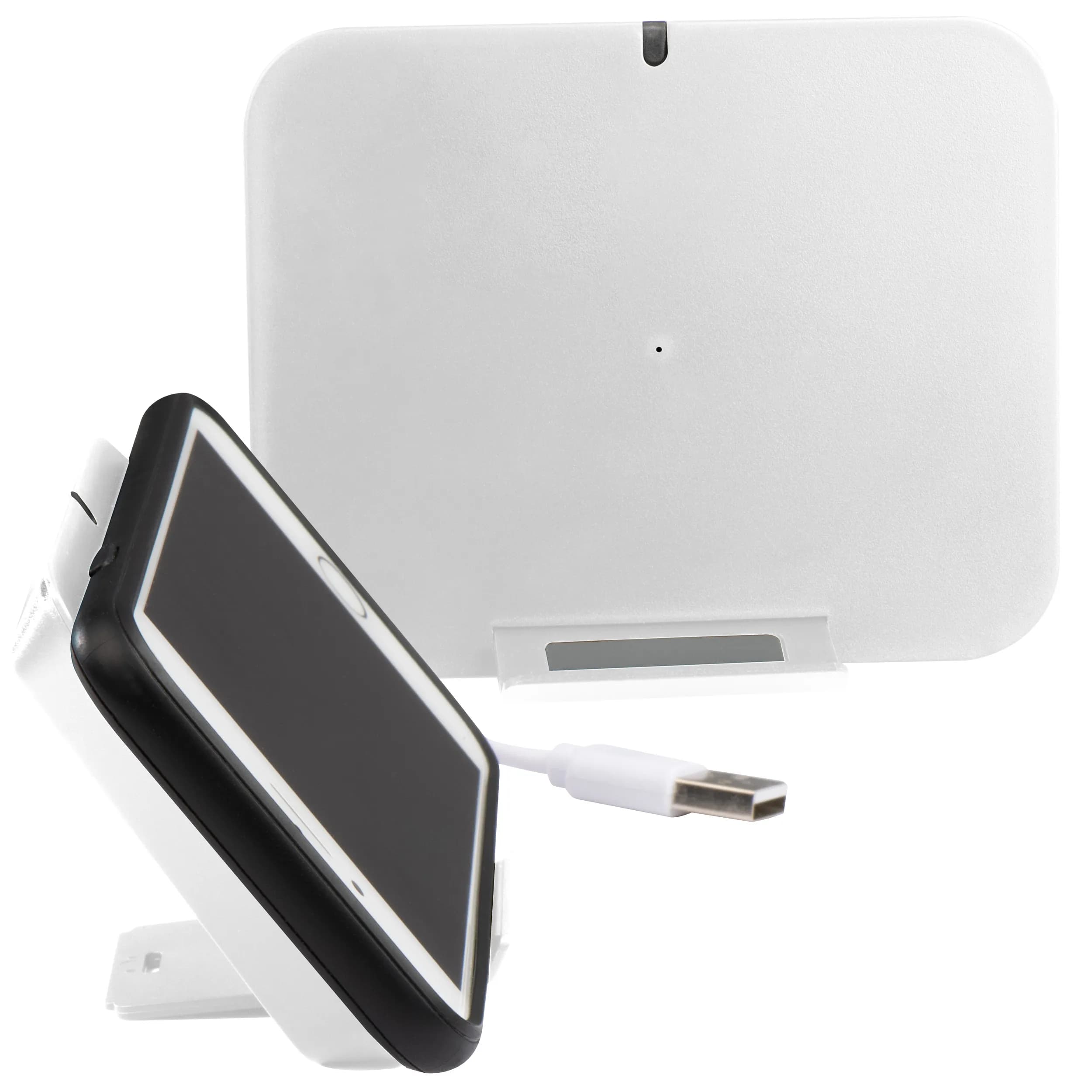 Induktionsladegerät mit Handyständer NIKOLA - weiss