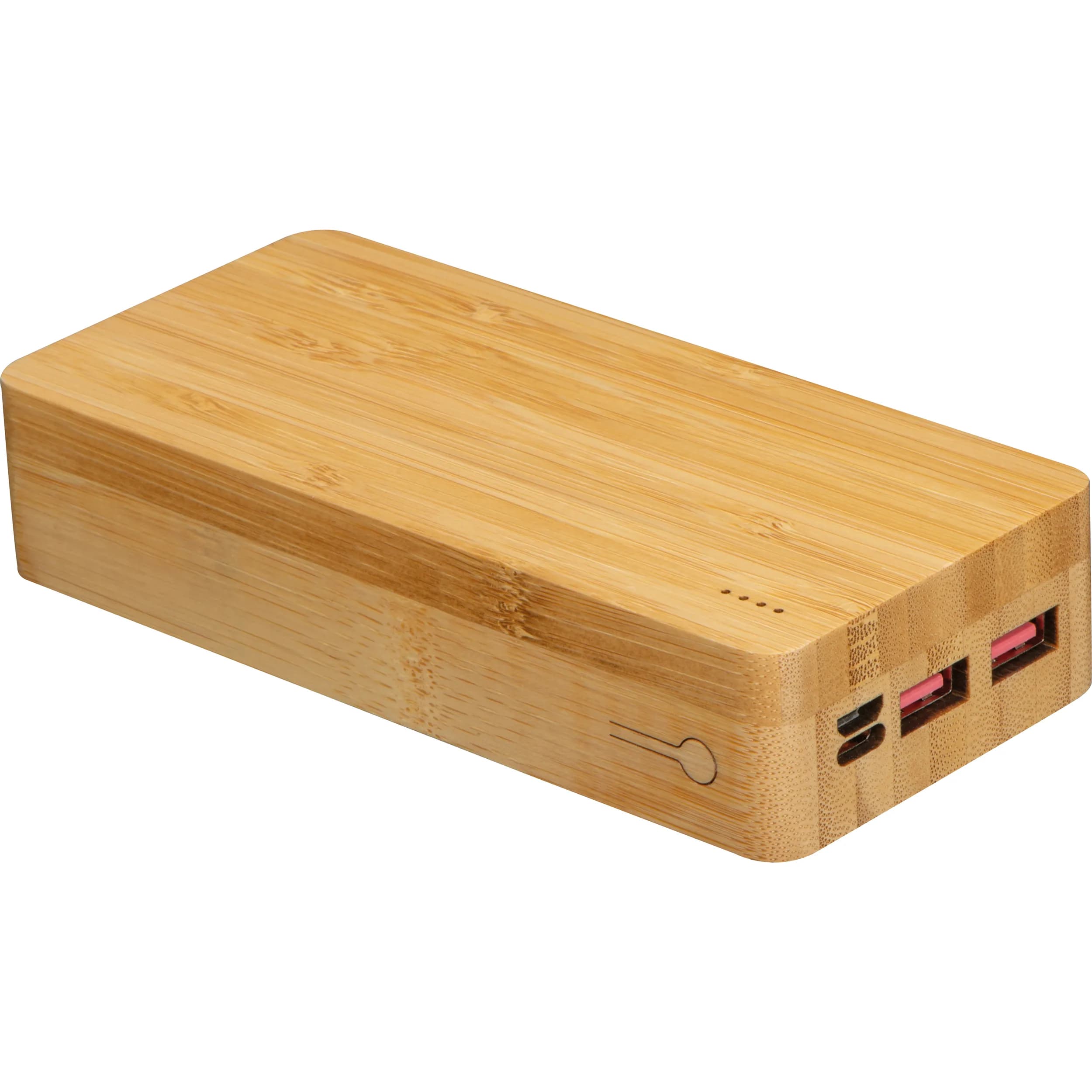 Powerbank aus Bambus 20.000 mAh VALERIA - beige