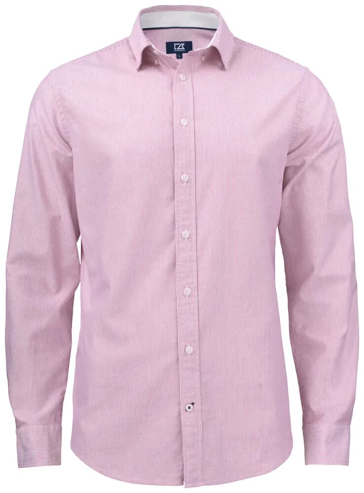 Belfair Oxford Shirt Men's - Burgundy/White