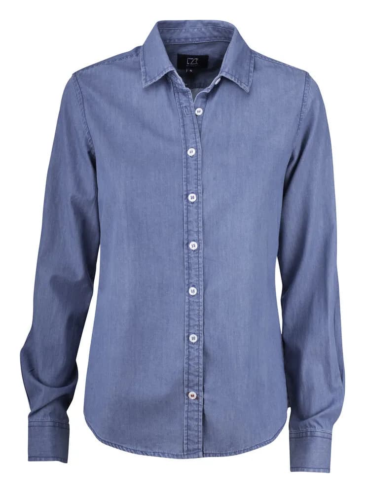 Ellensburg Denim shirt Ladies - Denim Blue