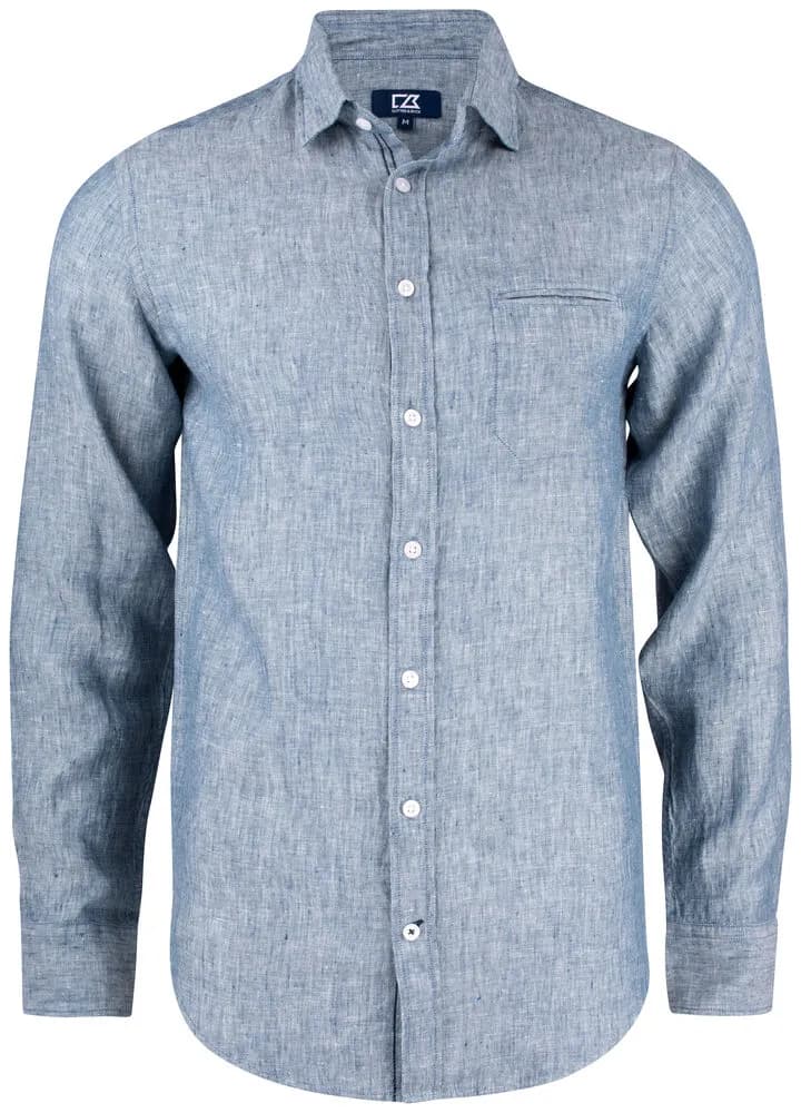 Summerland Linen Shirt - Denim Melange