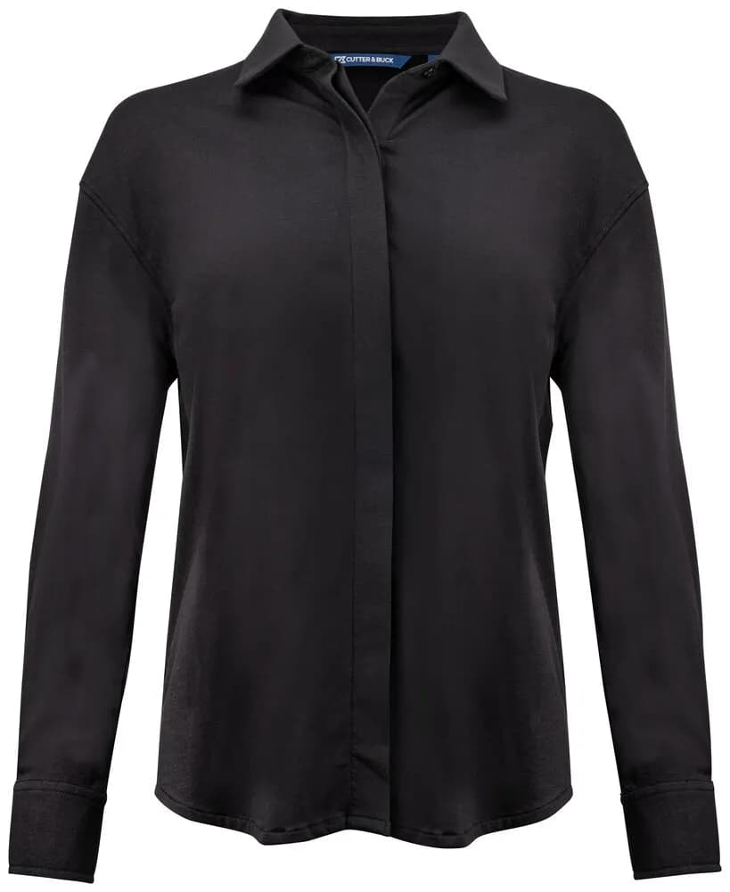 Hedley Stretch Shirt Ladies - Black