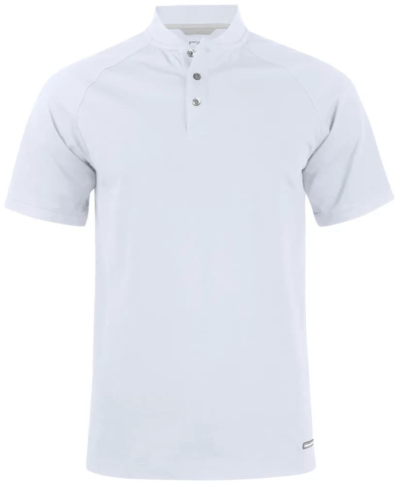 Advantage Stand-Up Collor Polo - White
