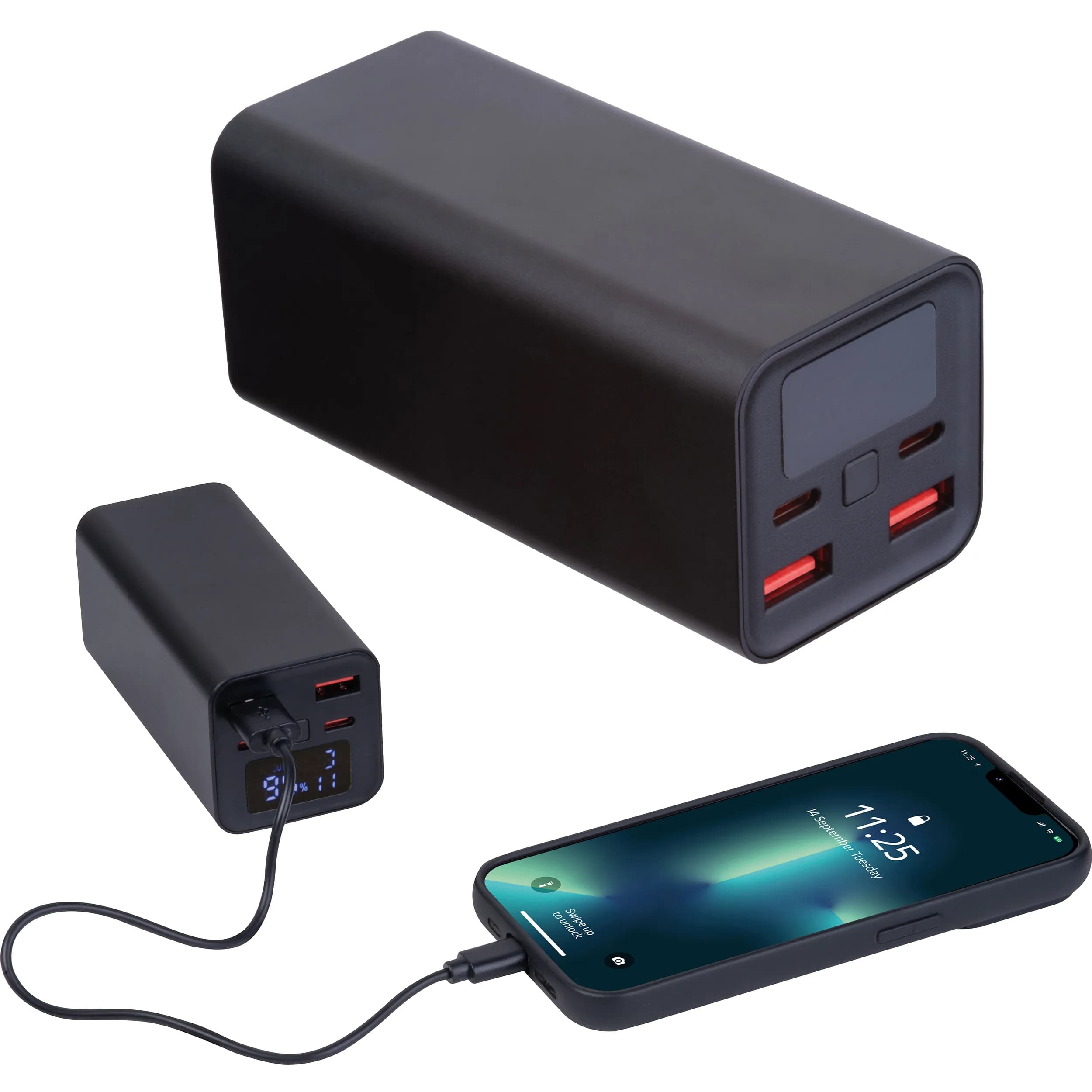 20.000 mAh Powerbank GERALDINE - schwarz