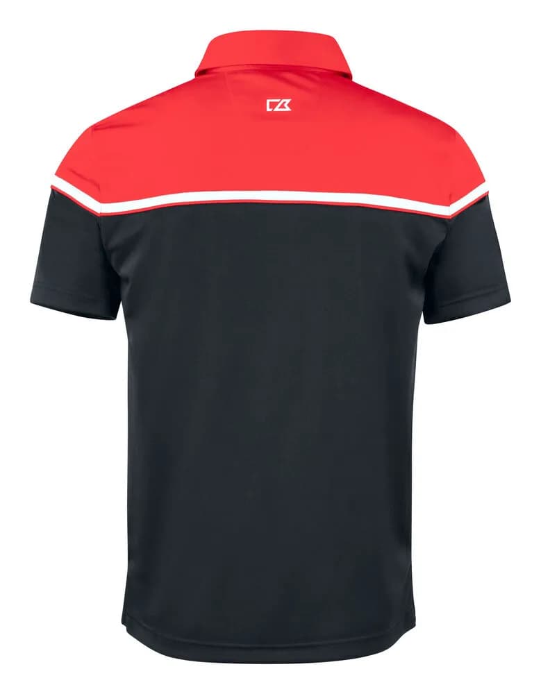 Seabeck Polo Men - Black/Red