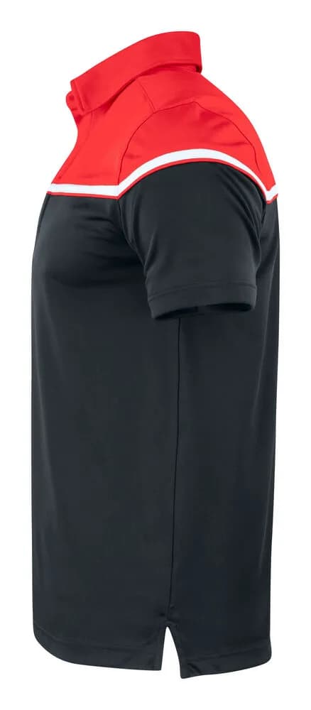 Seabeck Polo Men - Black/Red