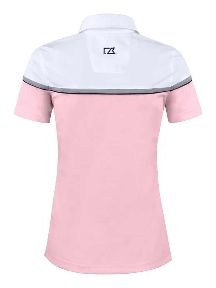 Seabeck Polo Ladies - Pink/White