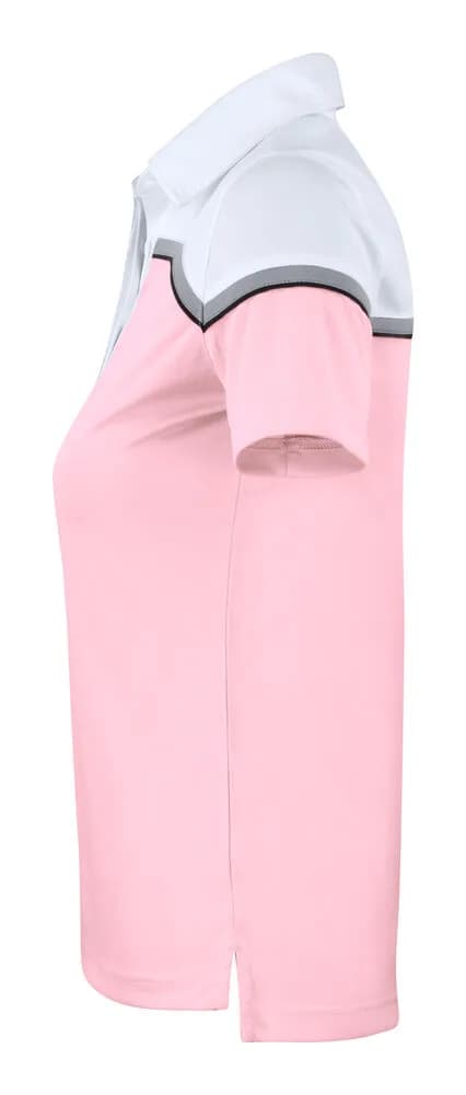 Seabeck Polo Ladies - Pink/White