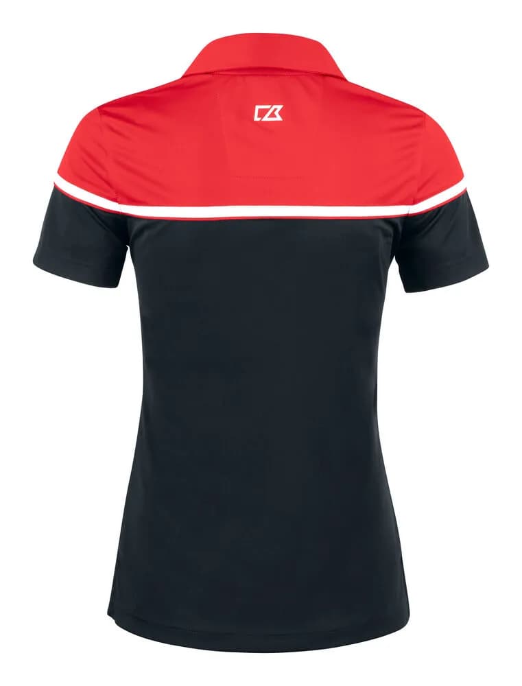Seabeck Polo Ladies - Black/Red