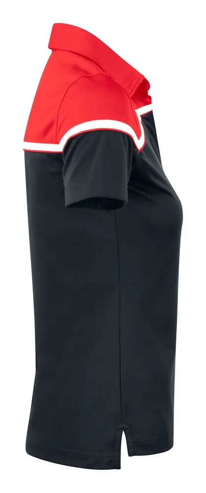Seabeck Polo Ladies - Black/Red