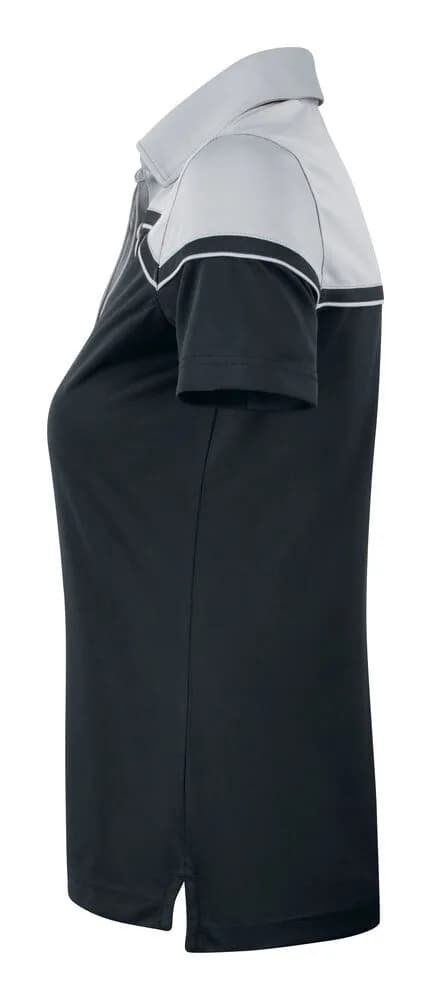 Seabeck Polo Ladies - Black/Light Grey