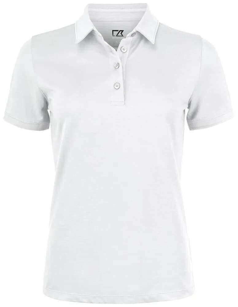 Oceanside Stretch Polo Ladies - White