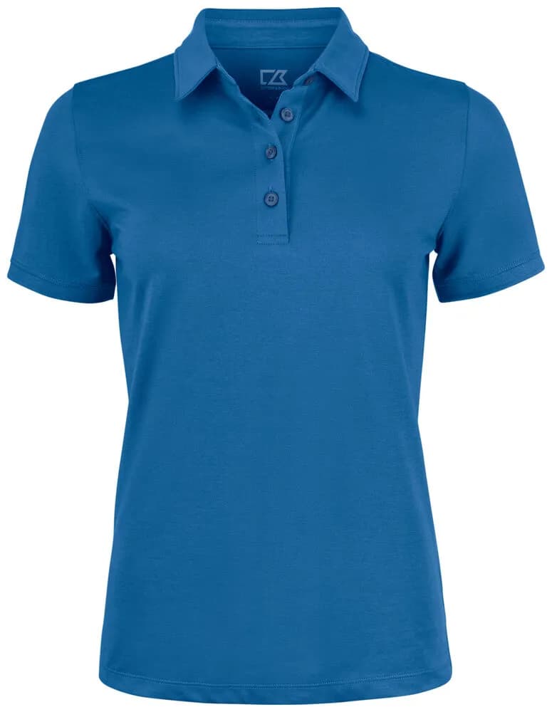 Oceanside Stretch Polo Ladies - Royal Blue