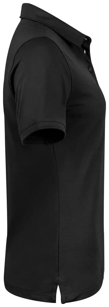 Oceanside Stretch Polo Ladies - Black