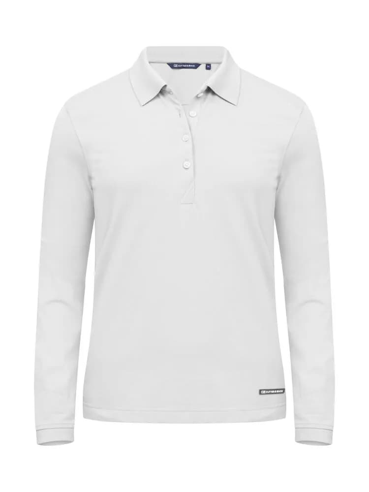 Advantage Polo Long Sleeve Women - White