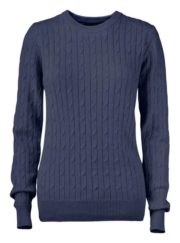 Blakely Knitted Sweater Ladies' - Navy Melange