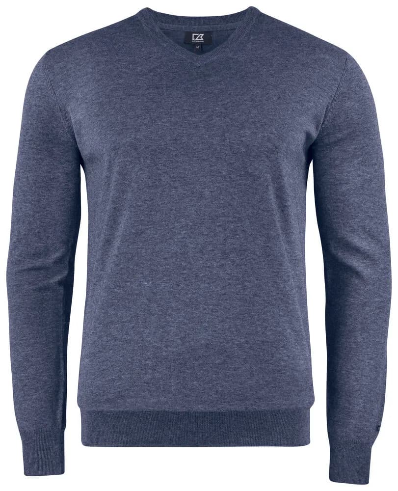 Oakville V-neck Men - Navy Melange