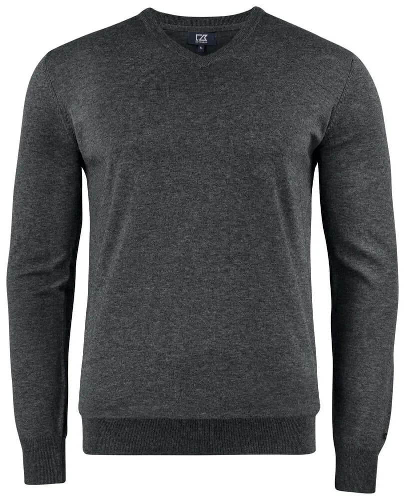 Oakville V-neck Men - Anthracite Melange