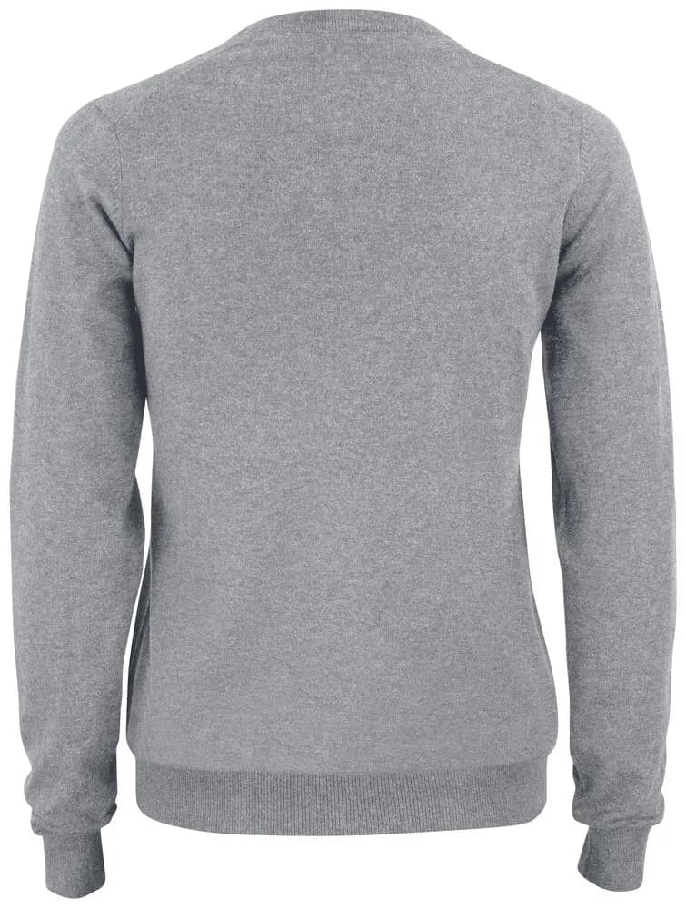 Oakville V-neck Ladies - Grey Melange