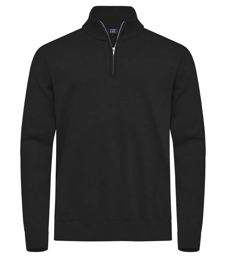 Oakville Half Zip Sweater Men - Black