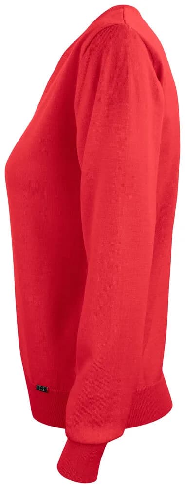Everett V-neck Ladies - Red