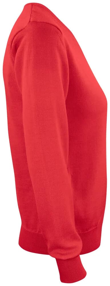 Everett V-neck Ladies - Red