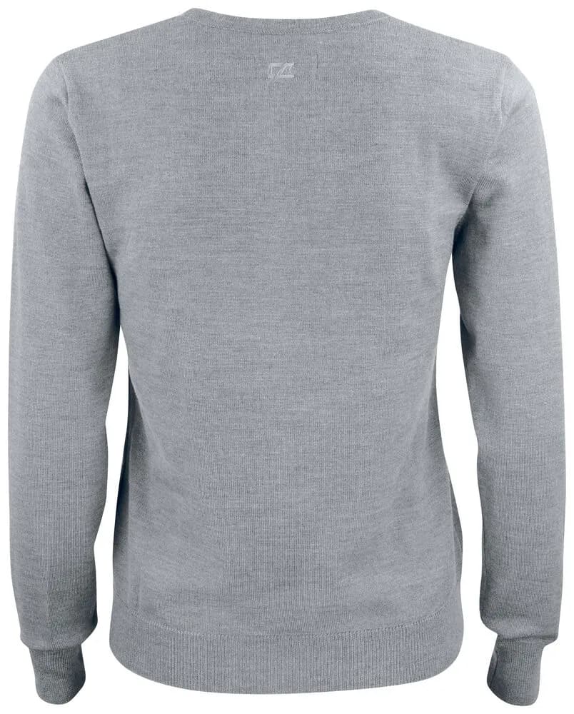 Everett V-neck Ladies - Grey Melange