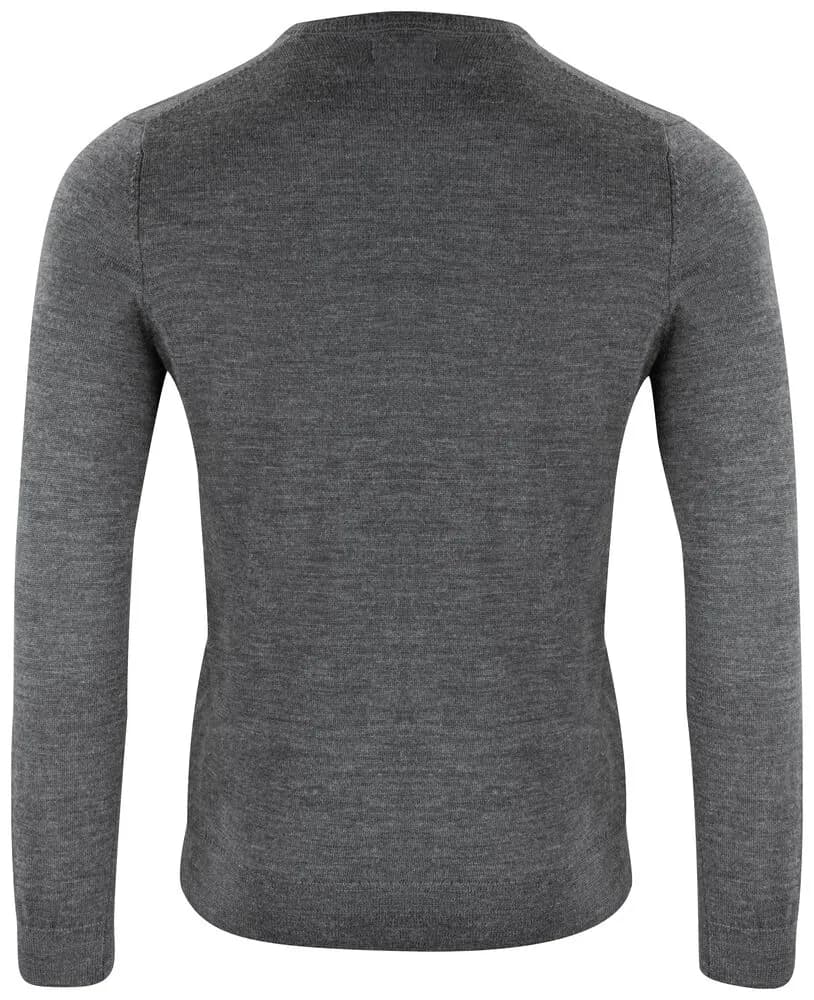Vernon V-neck Men - Anthracite Melange