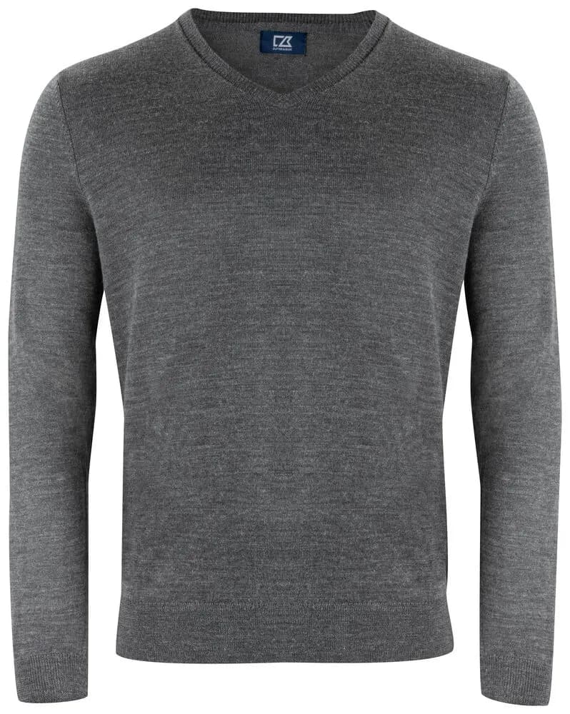 Vernon V-neck Men - Anthracite Melange
