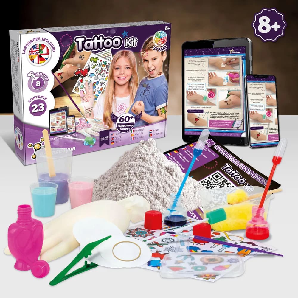 Lernspiel für Kinder - Tattoo Factory Kit I - Gemischt