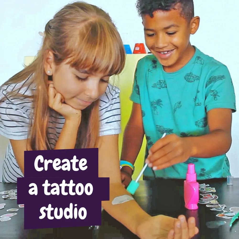 Lernspiel für Kinder - Tattoo Factory Kit I - Gemischt