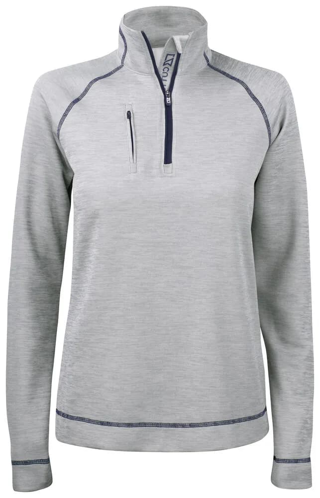 Chambers Half Zip Ladies - Grey Melange