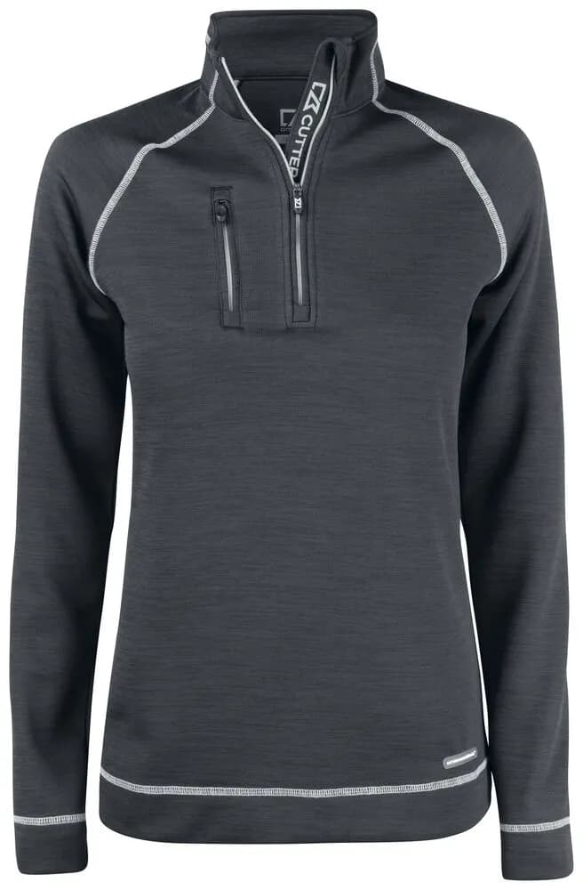 Chambers Half Zip Ladies - Anthracite Melange