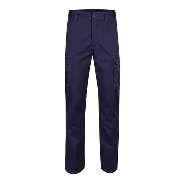 Multitaschen-Stretchhose (290 g/m²) aus Baumwolle (46 %), EME (38 %) und Polyester (16 %) - VL PAN - Blau