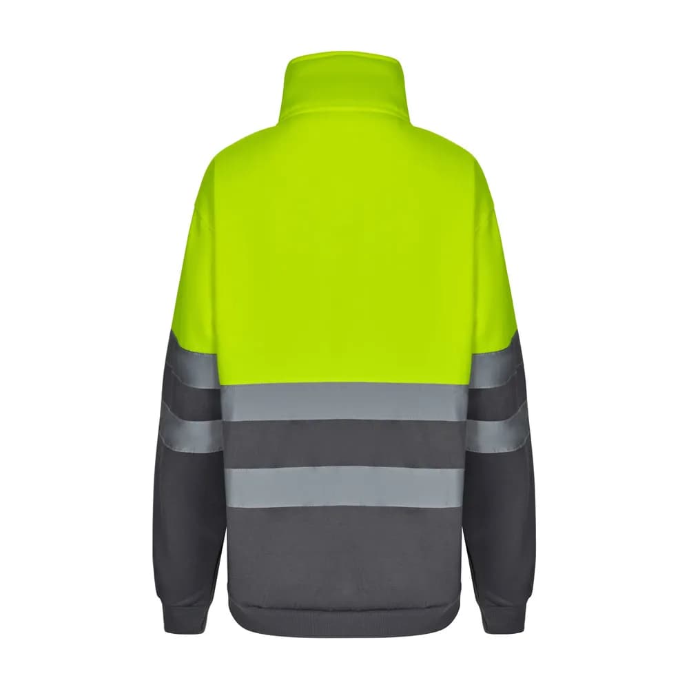 Zweifarbiges Sweatshirt (300g/m²) aus Polyester-Fleece (100%) - VL THOR LARGE - Marineblau