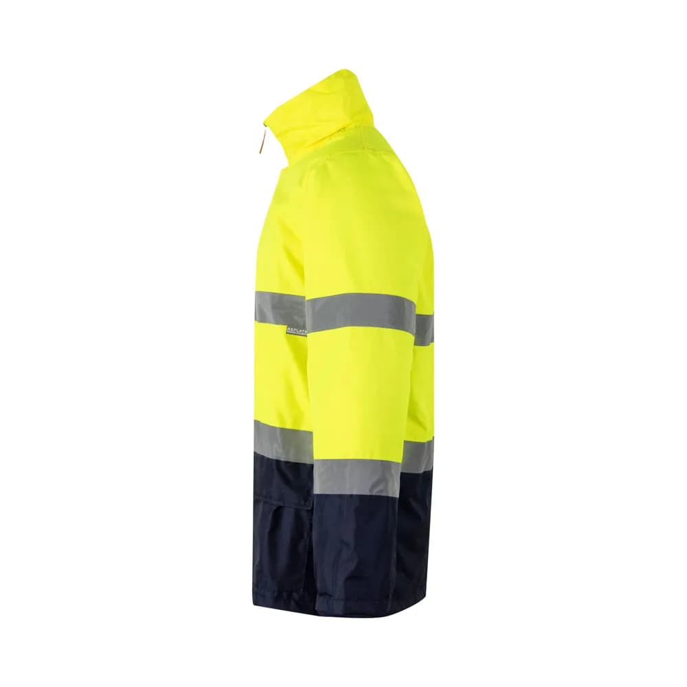 Zweifarbiger Parka (190g/m²), aus Polyester (100%), mit PU-Beschichtung - VL THEMIS - Marineblau