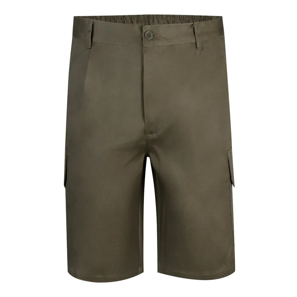 Bermudashorts aus Multi-Pocket-Twill (200g/m²), aus Baumwolle (35%) und Polyester (65%) - VL CHIONE - Khaki