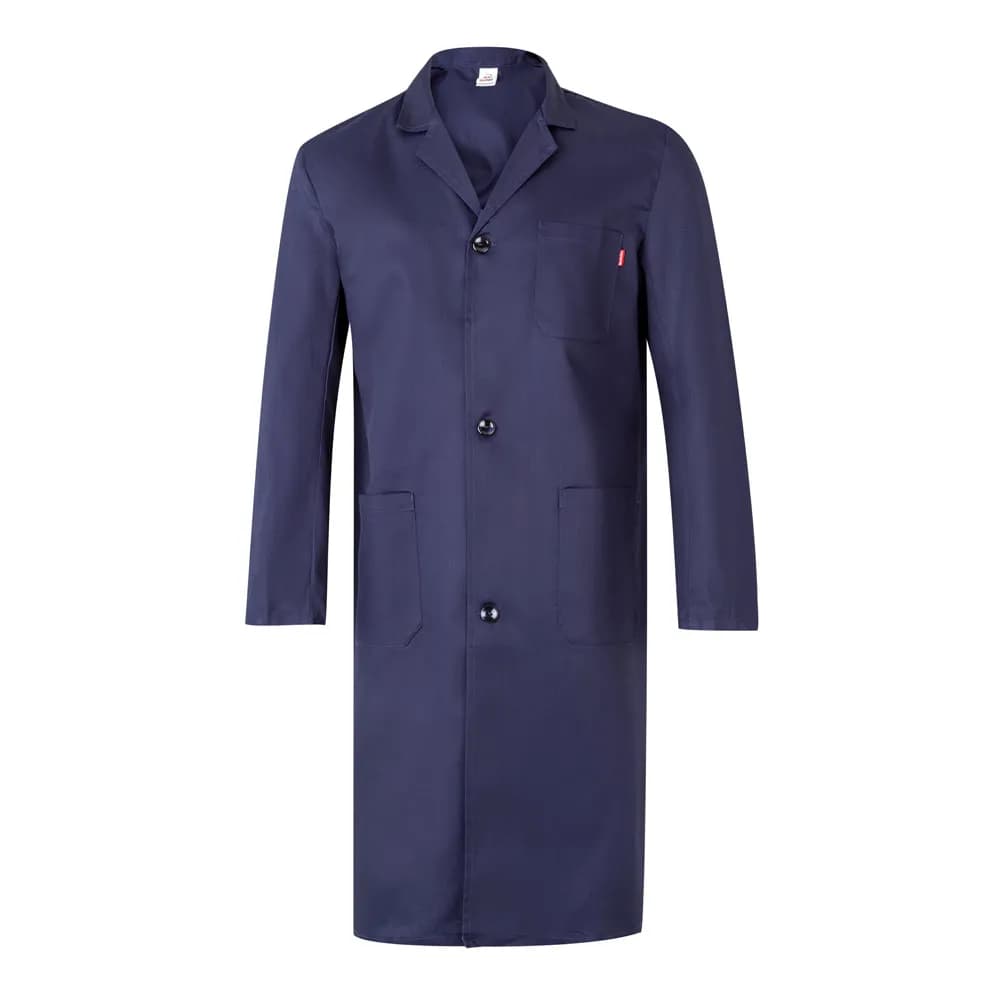 Kittel aus Twill (175 g/m²), aus Baumwolle (35 %) und Polyester (65 %) - VL DANU - Blau